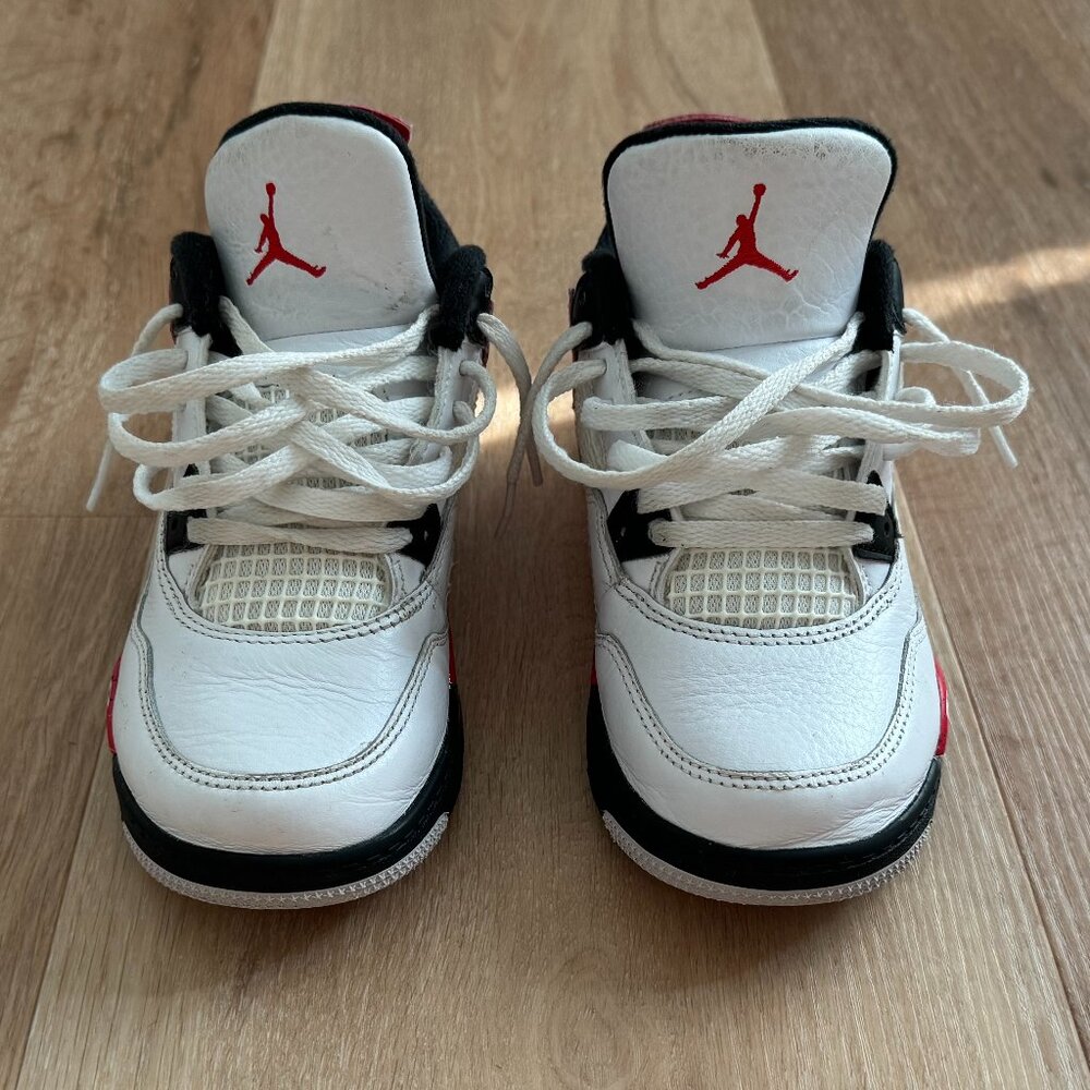Air Jordan 4 Red Cement (Kids) - Size 13
